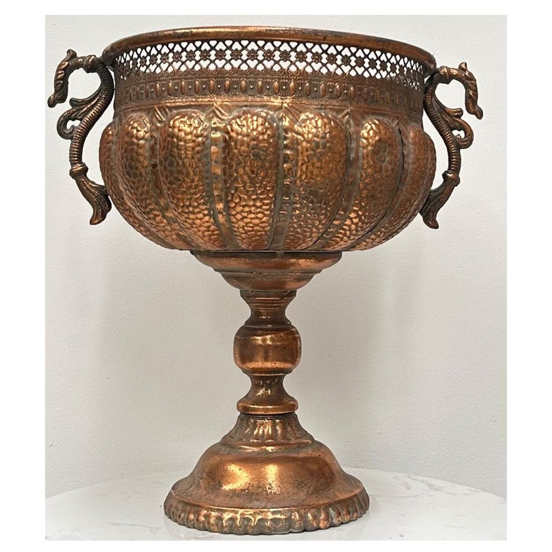 Florero metal rose gold