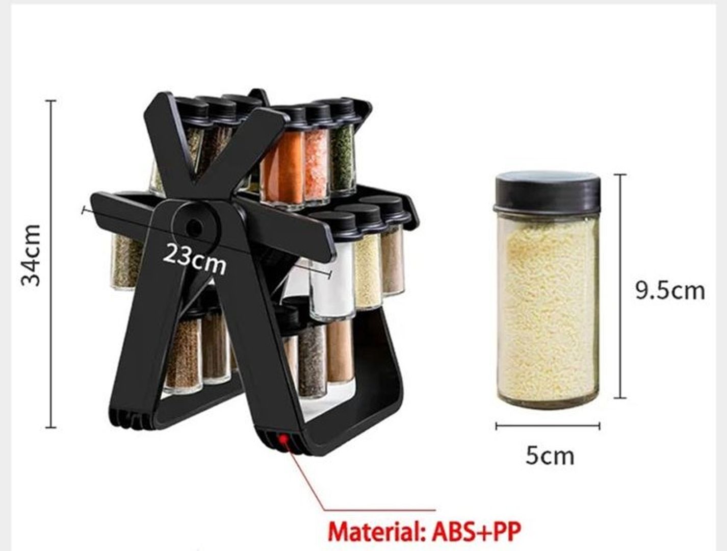 CONDIMENTERO GIRATORIO DE 360°