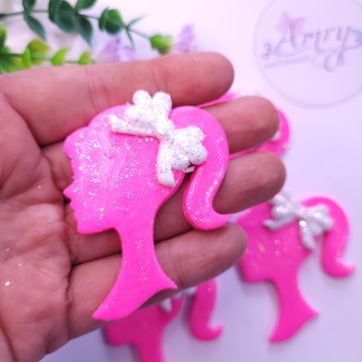 Silueta 6cm  Barbie fucsia  - imagen 1