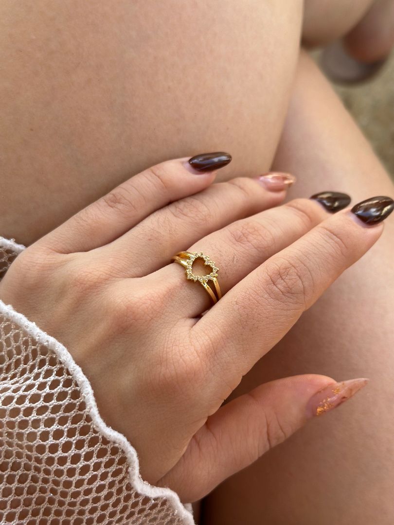 Anillo corazón 