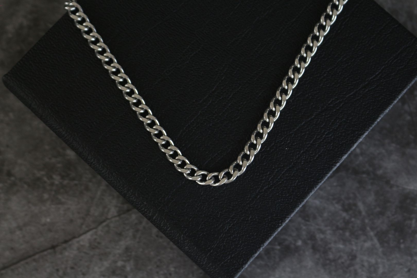 Cadena cubana silver - 6 mm