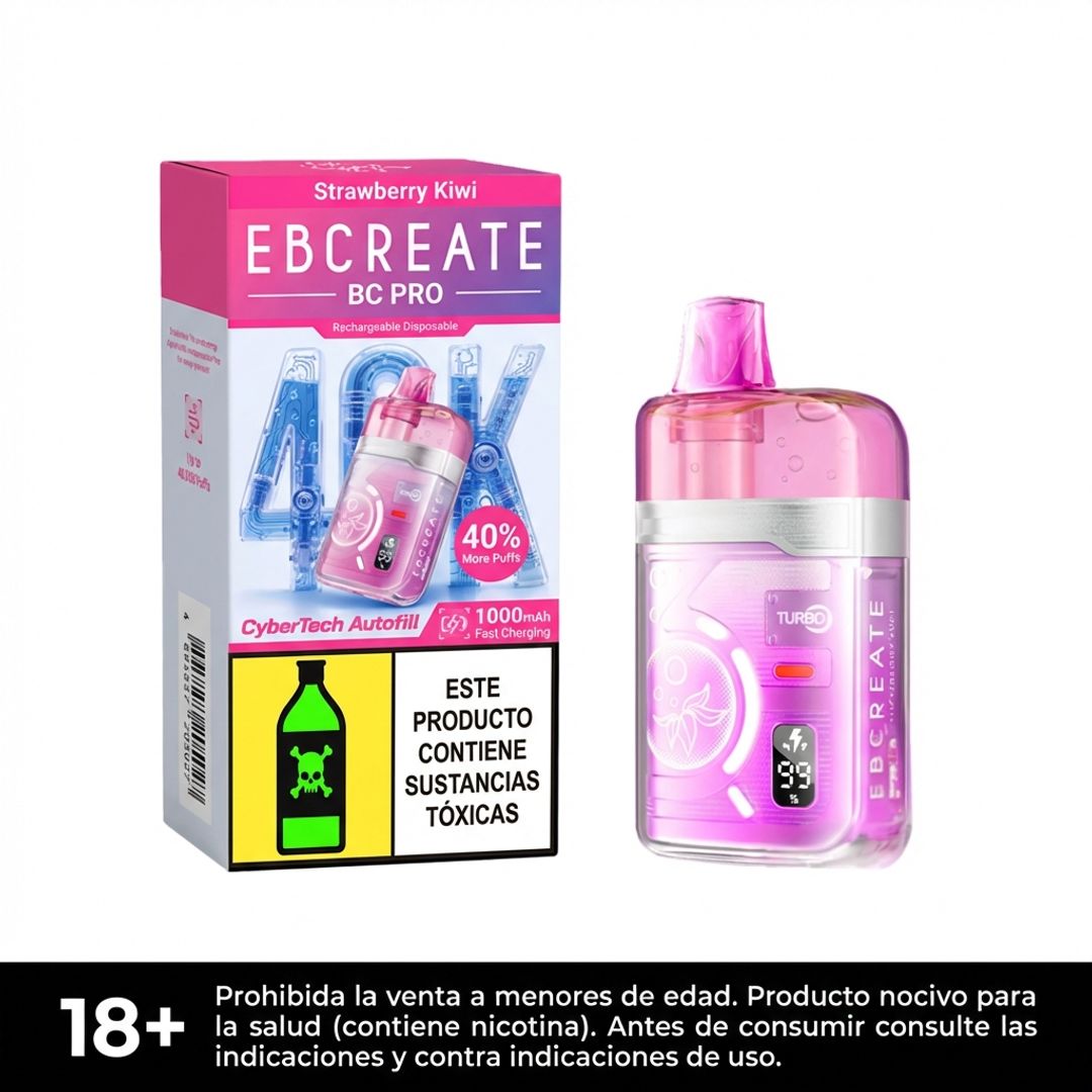 Elfbar Bc Pro Strawberry Kiwi 40.000 Puffs