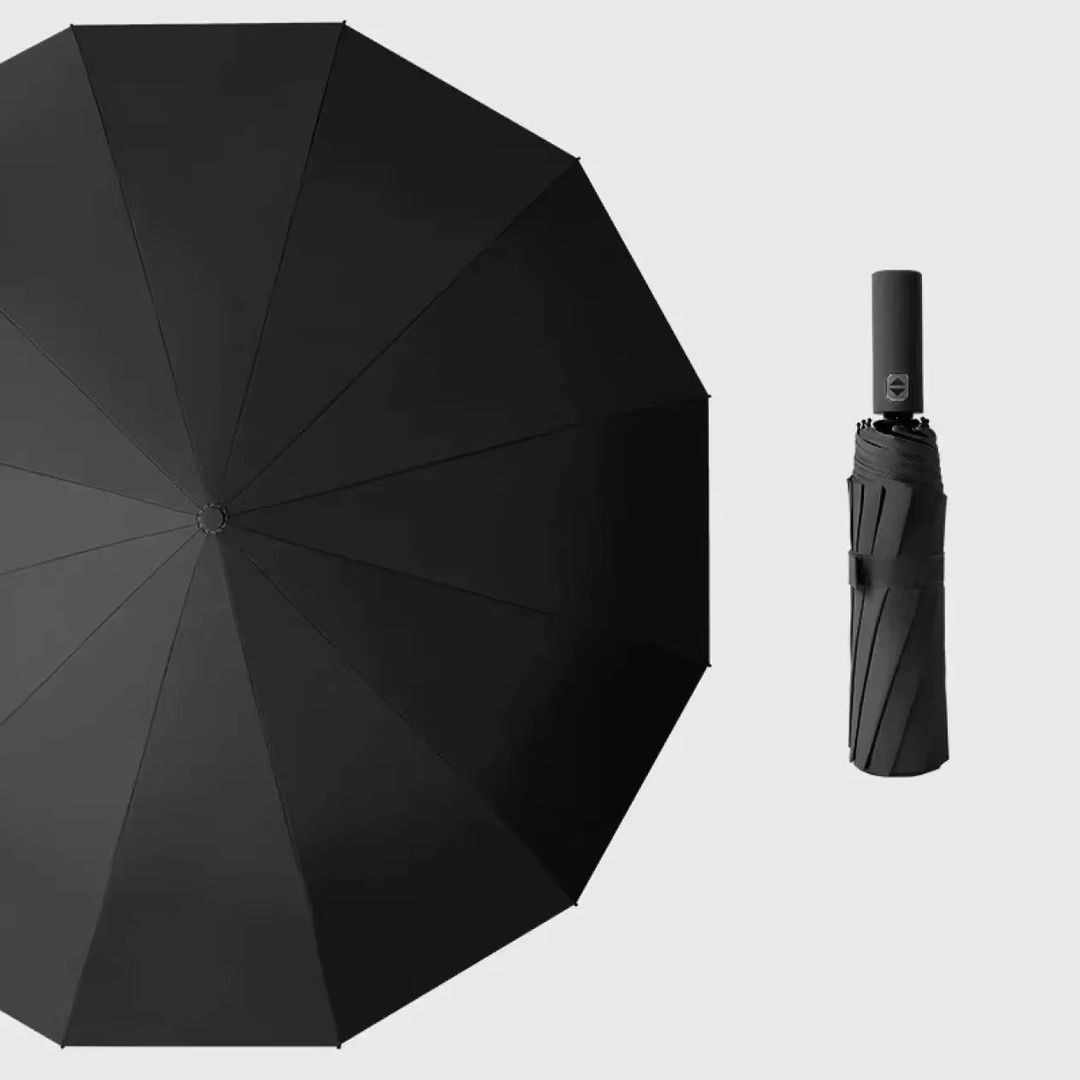 Sombrilla automática negra 