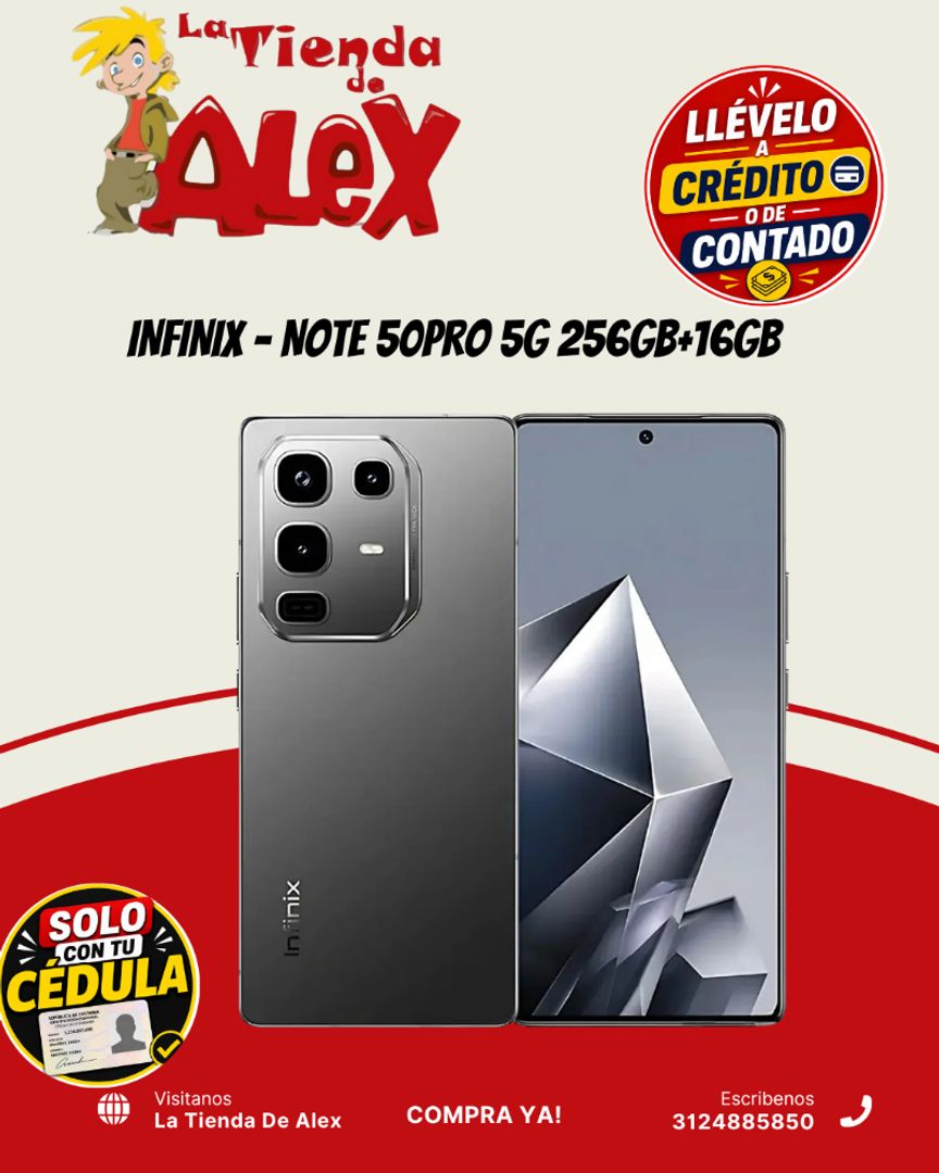 INFINIX - Note 50Pro 5G 256GB+8GB+(8)