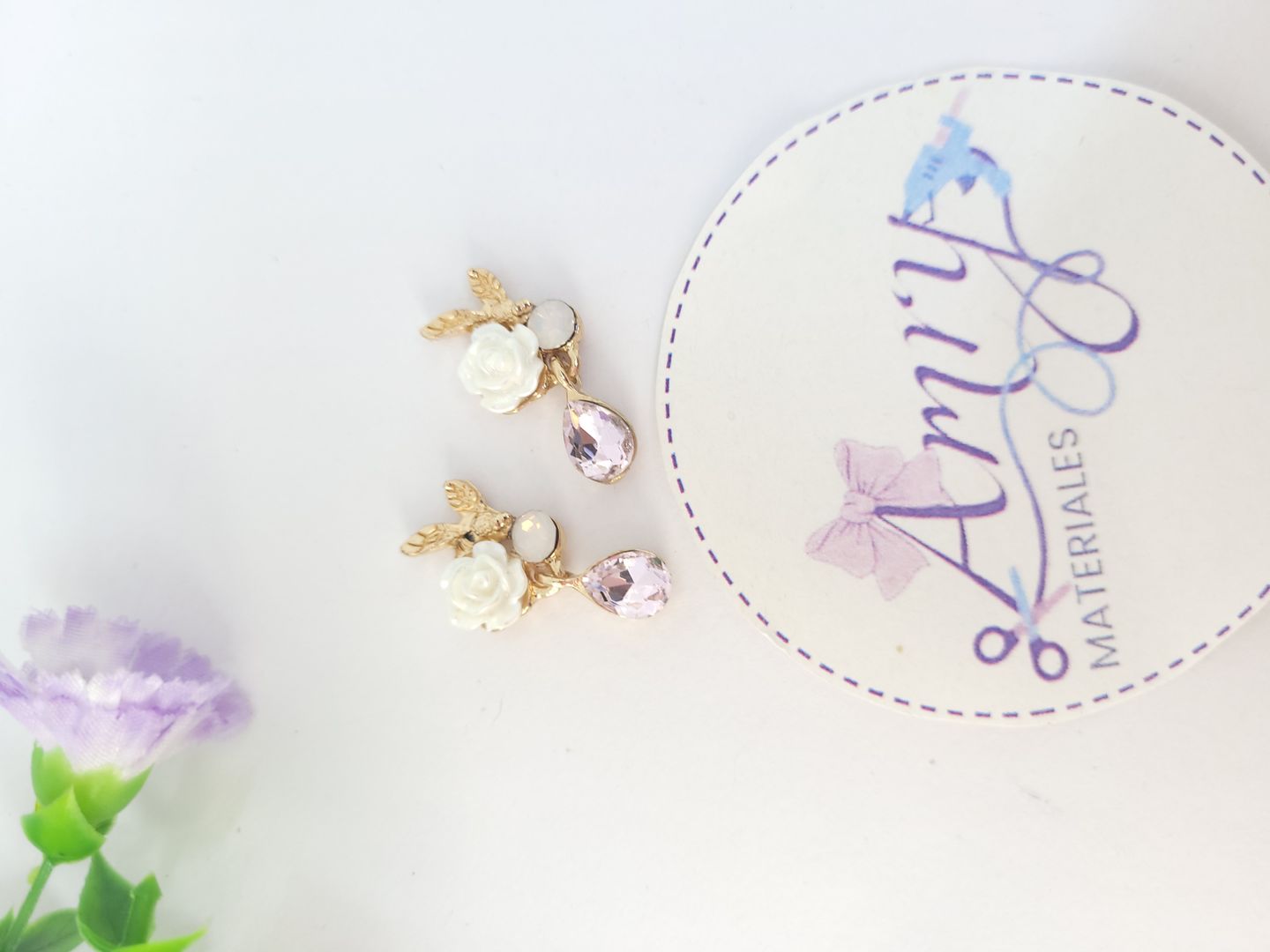 Broche Rosa 2,5x1,2cm 