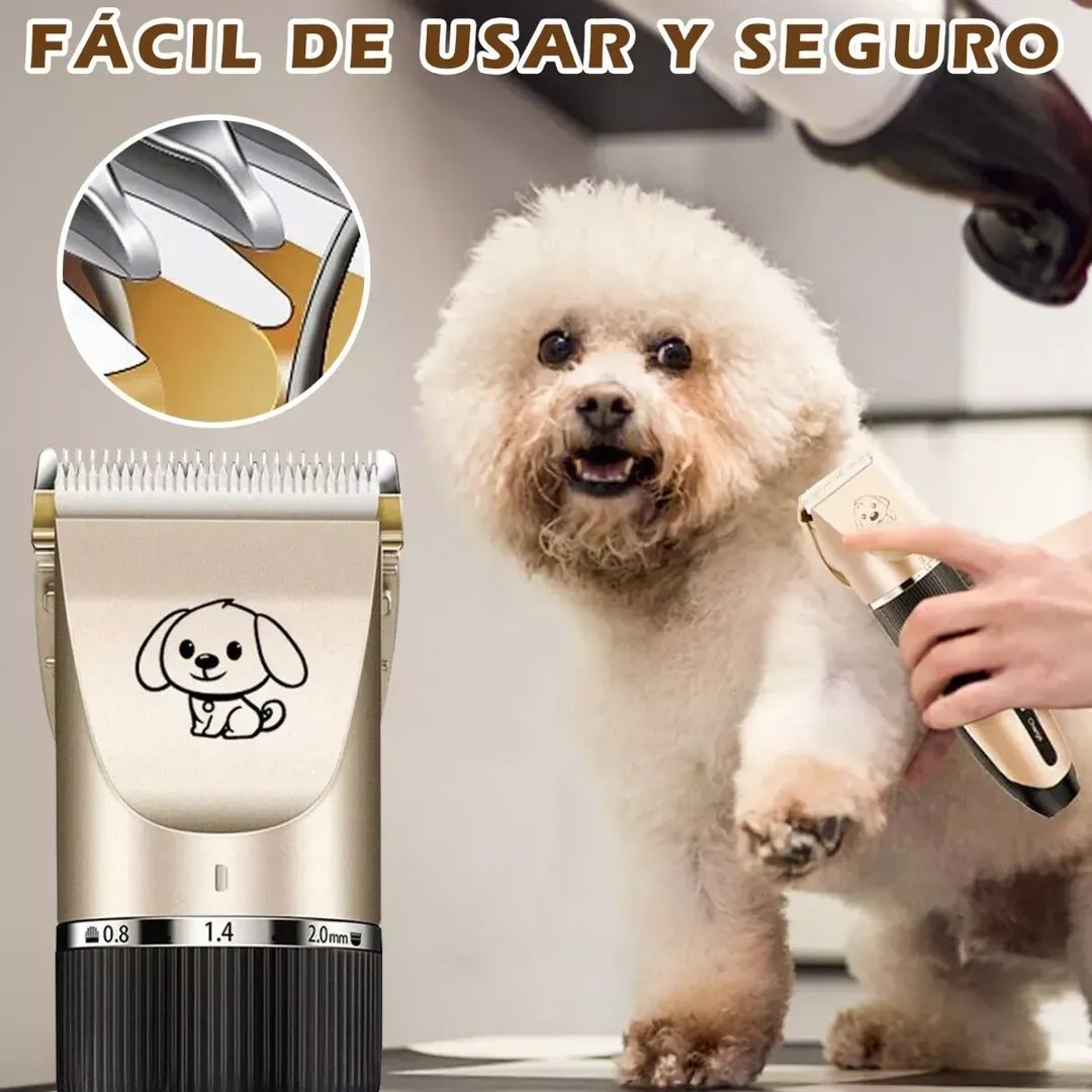 MAQUINA RECORTA PELO DE MASCOTAS ESQUILADORA INALAMBRICA