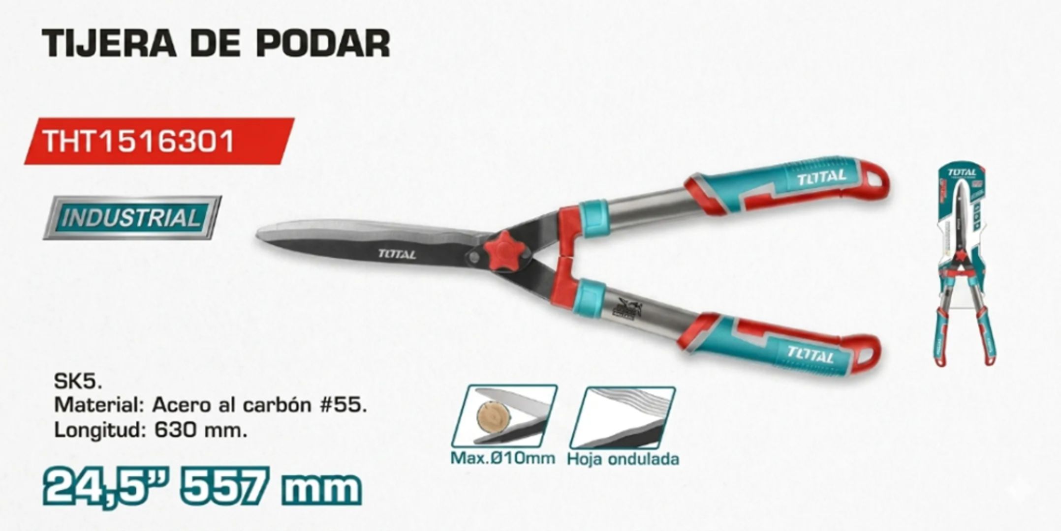 TIJERA DE PODAR 22 7/8" 580MM