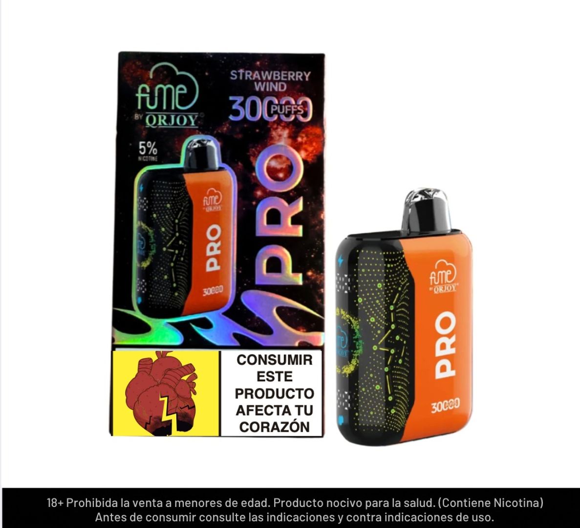 Fume Pro Strawberry Wind 30.000 Puffs