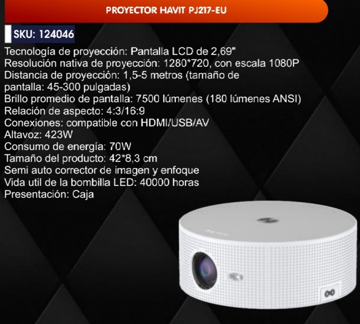 PROYECTOR HAVIT 