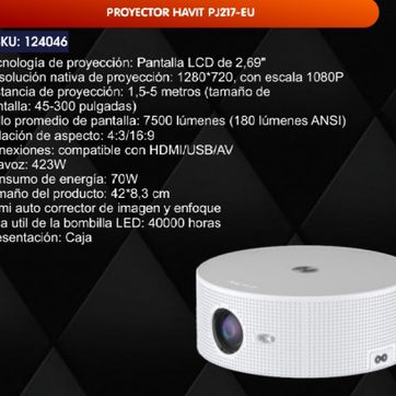 Imagen del producto PROYECTOR HAVIT 