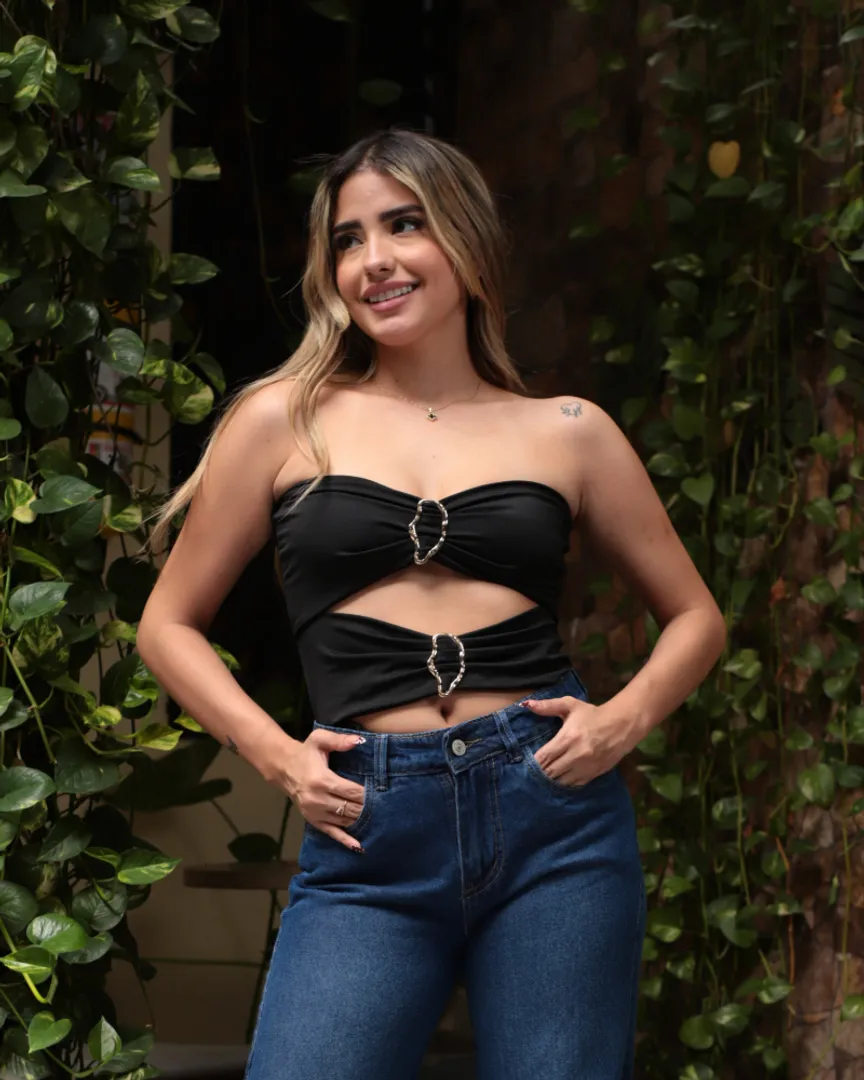 Body doble con broches