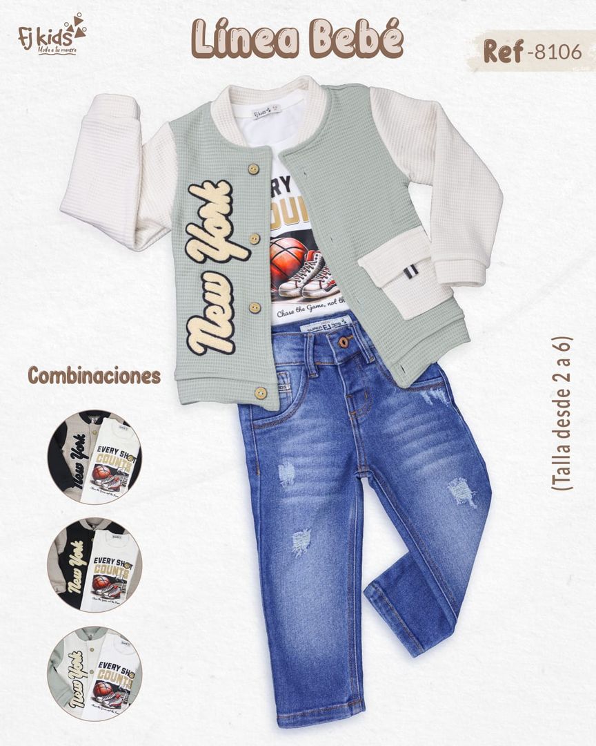 CONJUNTO TRES PIEZAS 