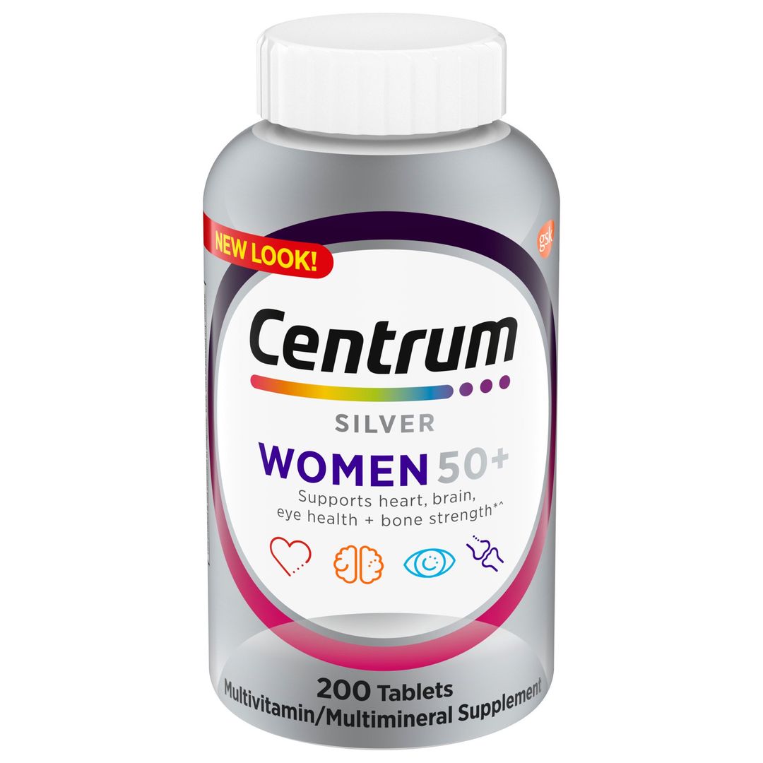 CENTRUM SILVER Multivitaminas Mujer 50 Años+ x200