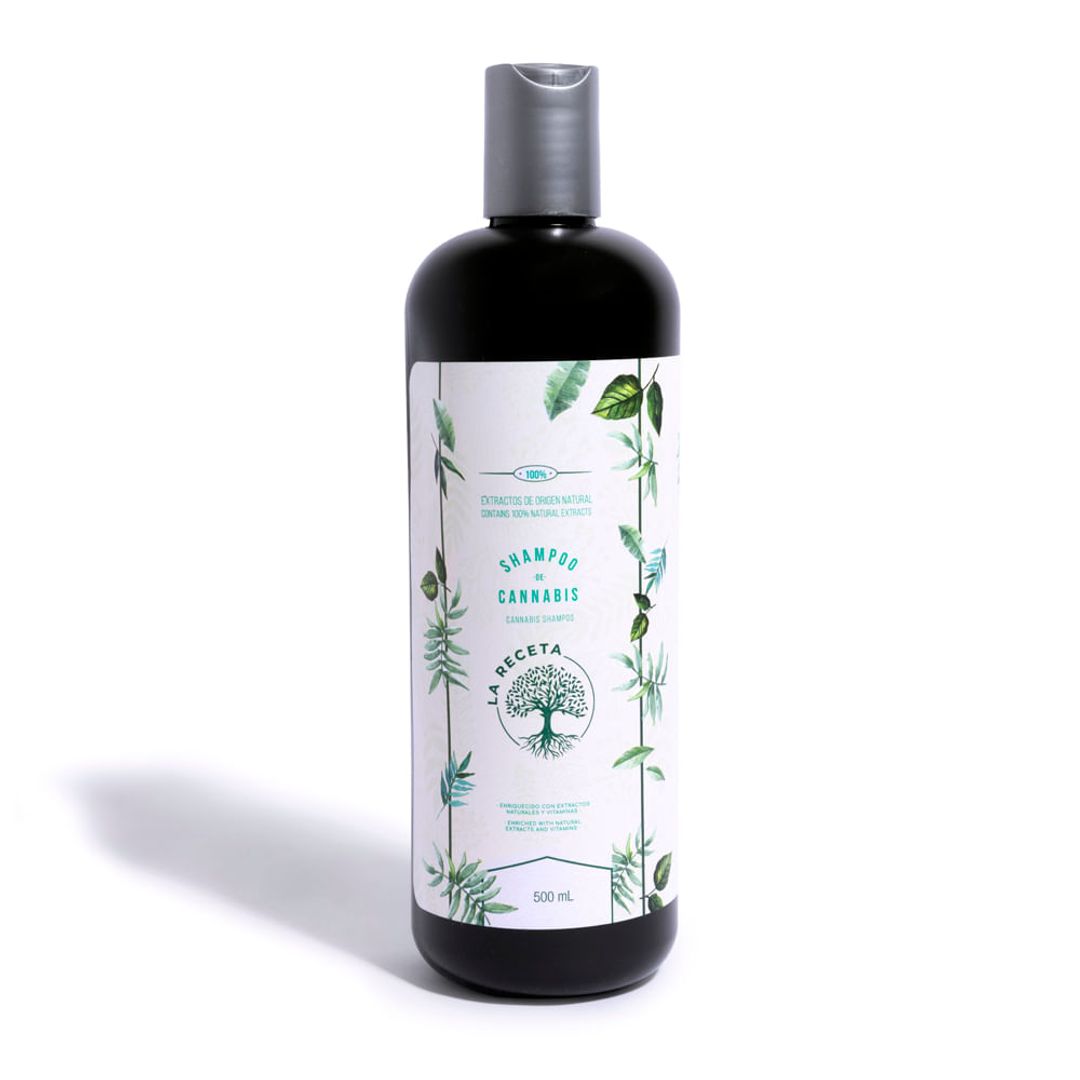 SHAMPOO DE ROMERO PARA CABELLO GRASO LA RECETA 500 ML