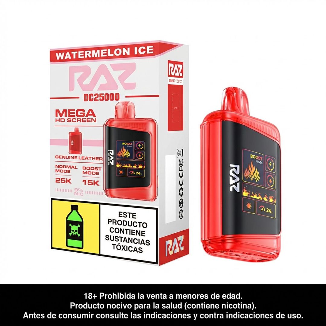 Raz Watermelon Ice 25.000 Puffs