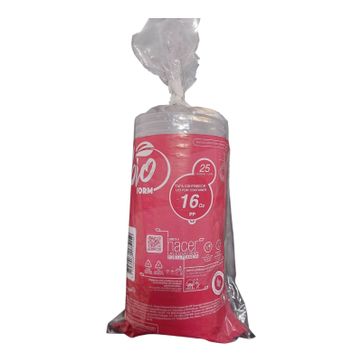 Imagen del producto    R. TAPA CONTENEDOR 16 OZ PAQ. X 25 UND