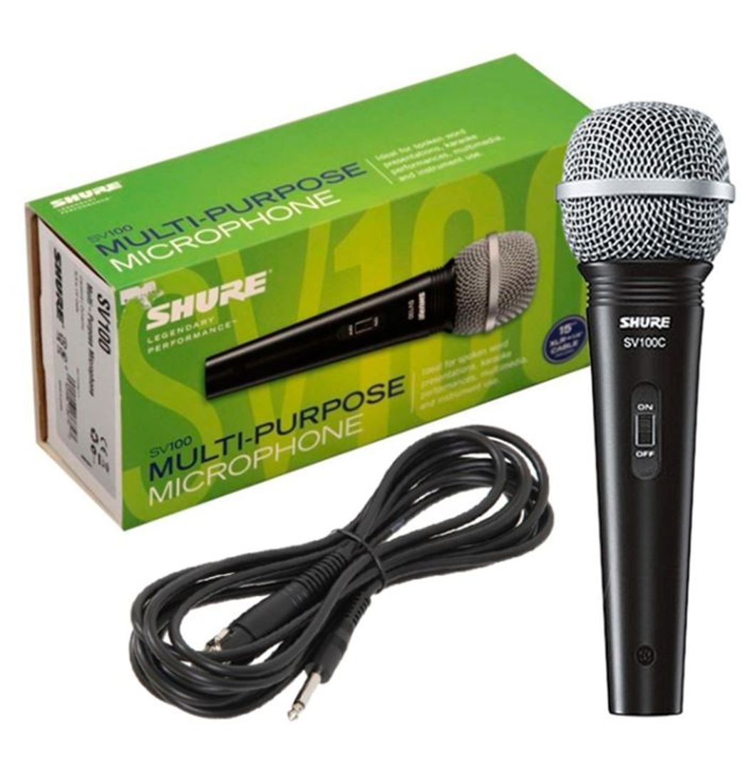 Micrófono alámbrico de mano Shure