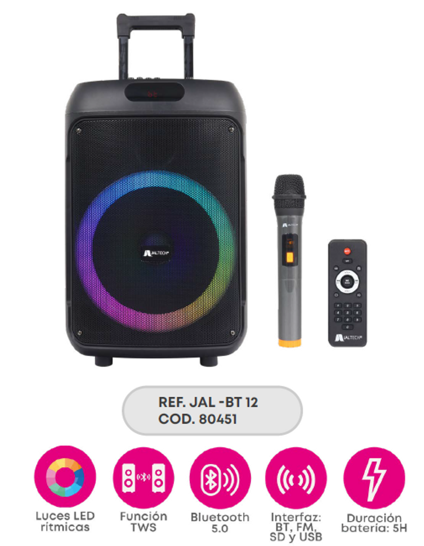 CABINA DE SONIDO BT 12''