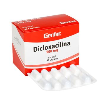 Imagen del producto DICLOXACILINA 500MG GENFAR SOB X 10 CAPS