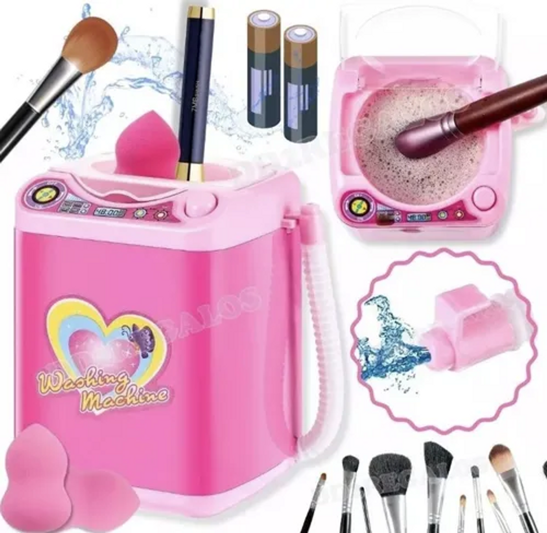 MINI LAVADORA DE BROCHAS Y ESPONJAS MAQUILLAJE