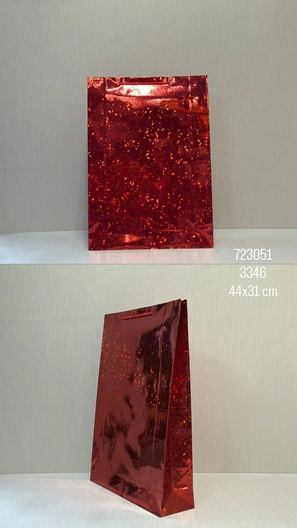 BOLSA DE REGALO ROJA 44X31 CM