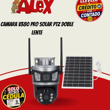 Imagen del producto CAMARA V380 Pro Solar PTZ doble lente