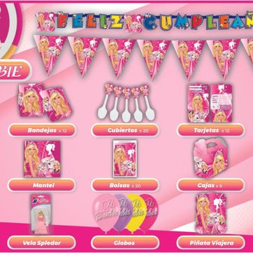 Imagen del producto DECORACIÓN BARBIE