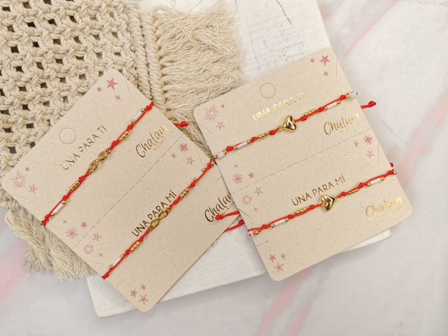 Dúo de pulseras Compartir Más amor