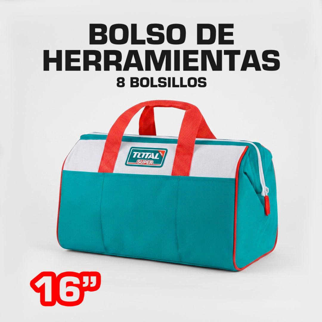 BOLSO DE HERRAMIENTAS 16” 8 BOLSILLOS