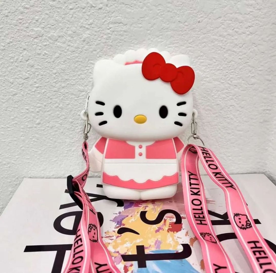 Bolso siliconado hello kitty 