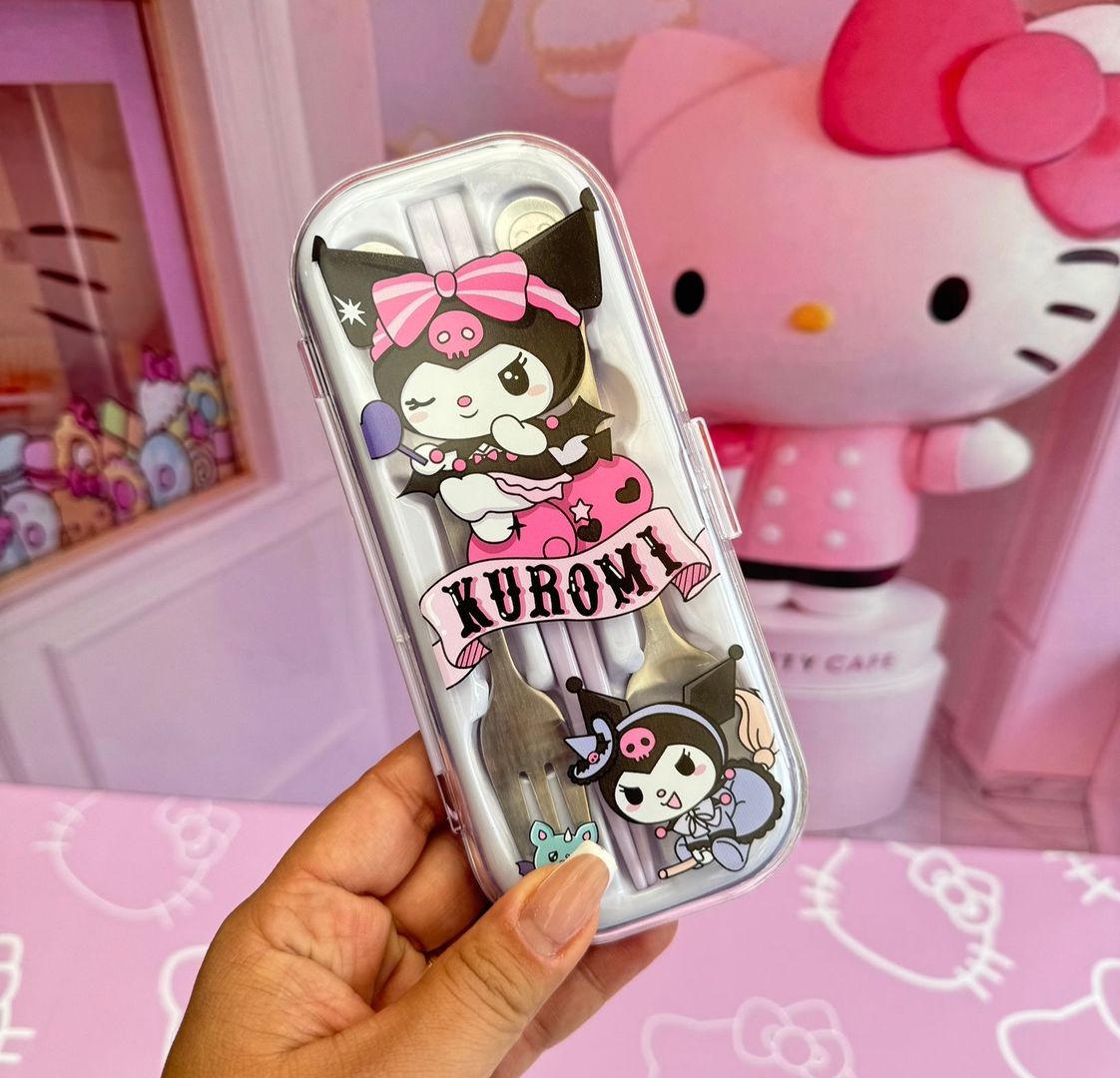 Kit de cubiertos Sanrio 