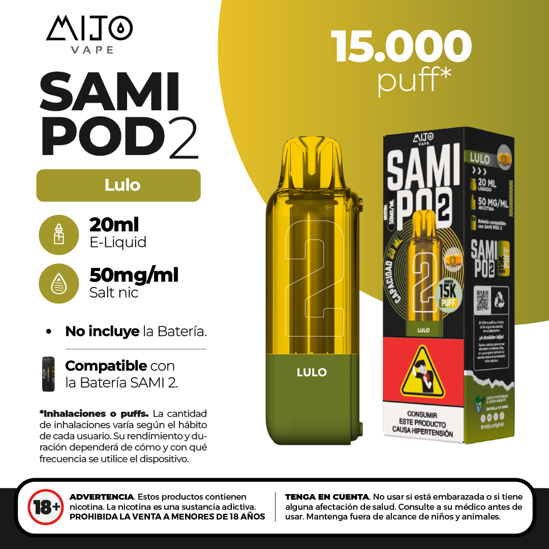 Mijo Sami Pod Lulo 15.000 Puffs