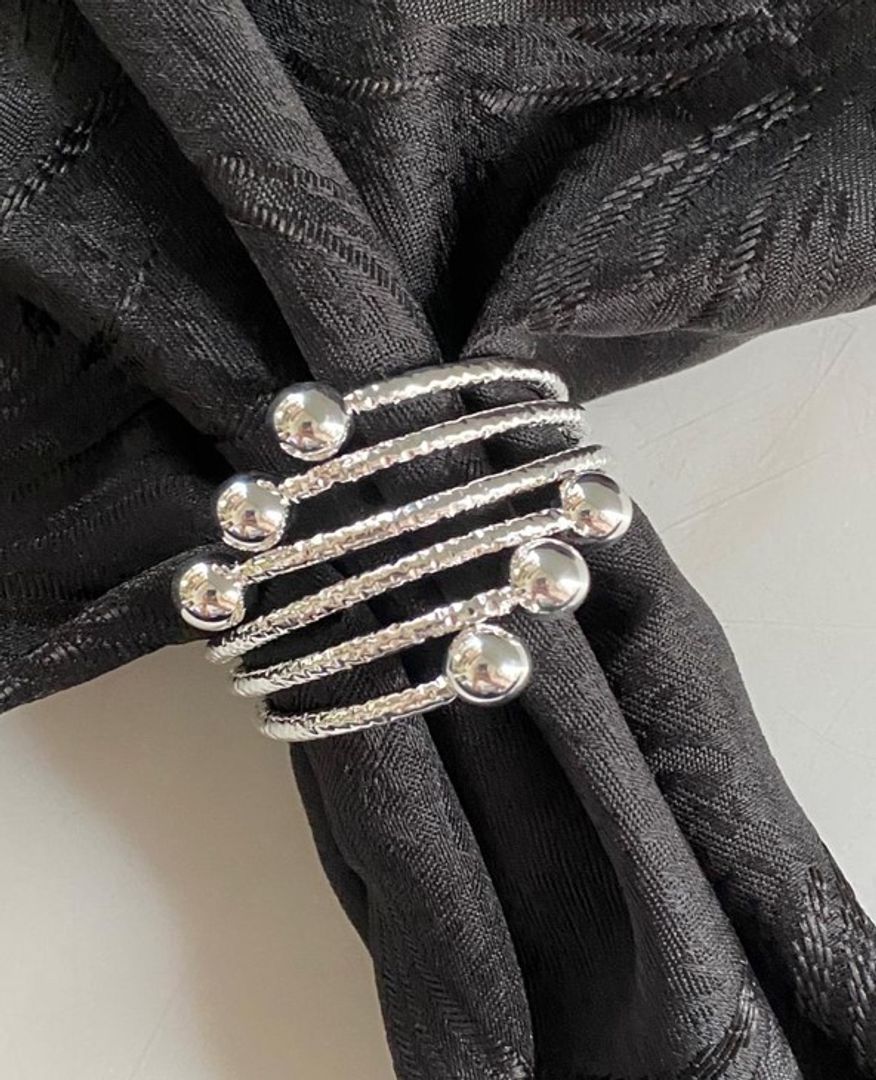 Servilletero Plateado