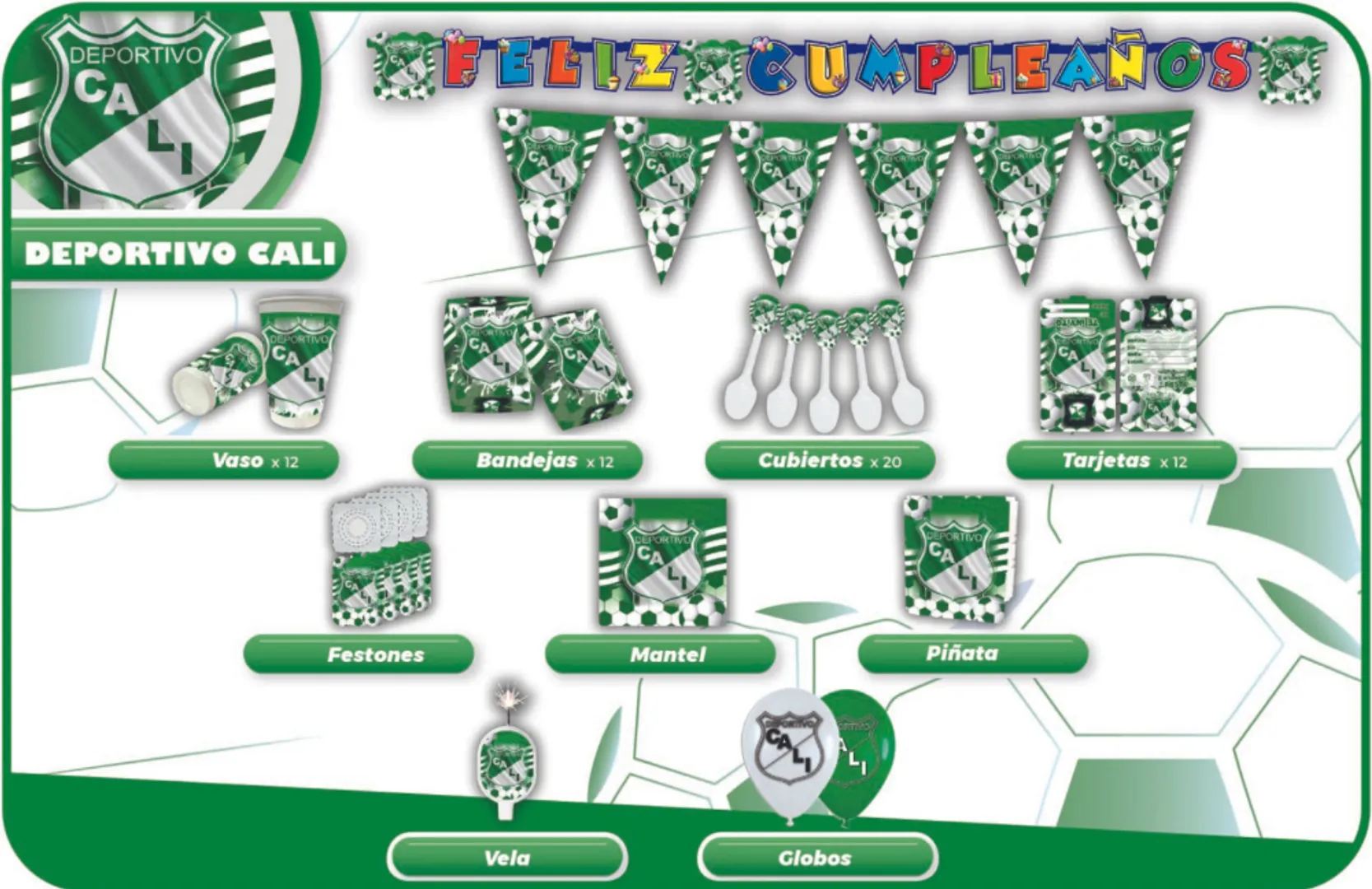 DECORACIÓN DEPORTIVO CALI