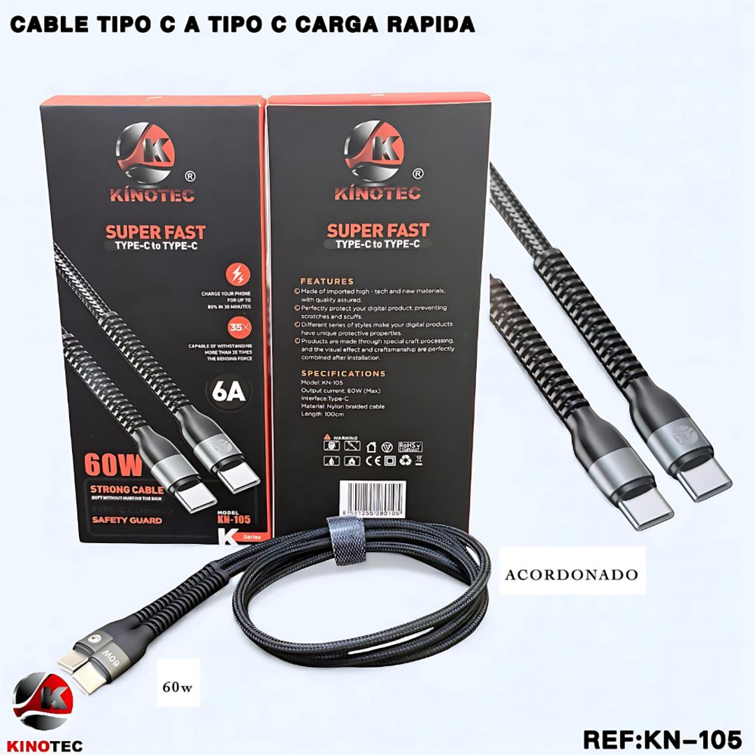 CABLE KN-105 60W / 6A
