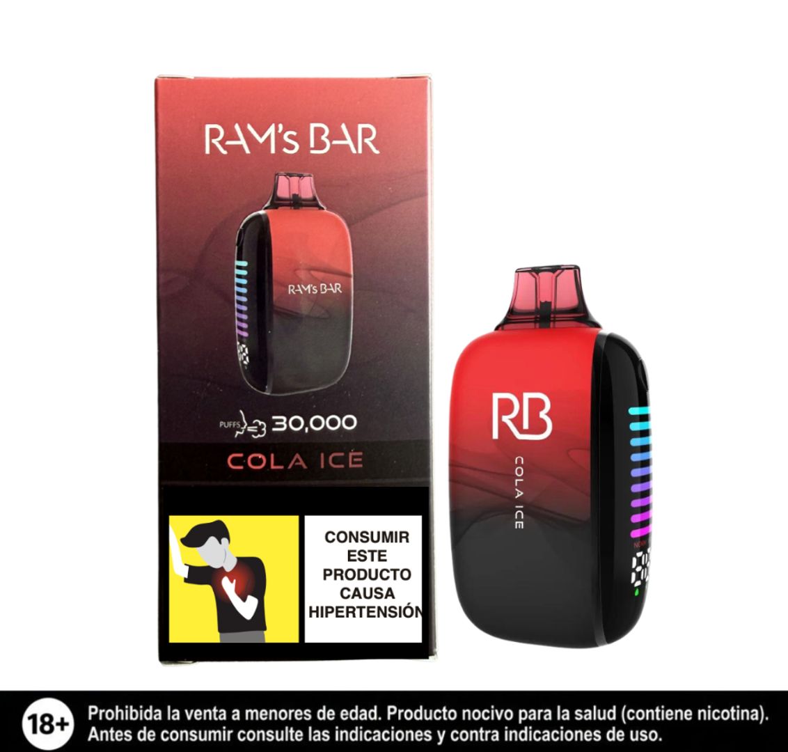 Rams Bar Cola Ice 30.000 Puffs