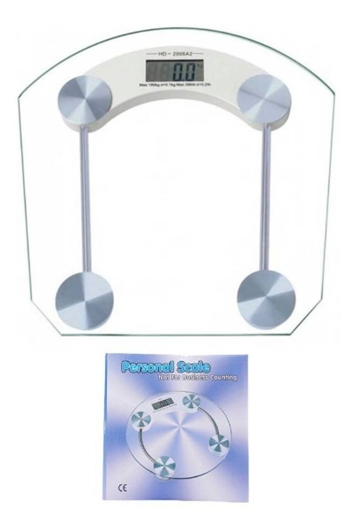 BASCULA PERSONAL DE CRISTAL U