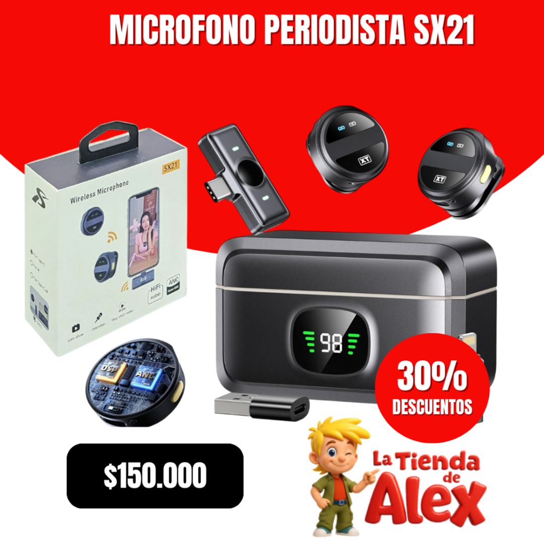 microfono periodista sx21