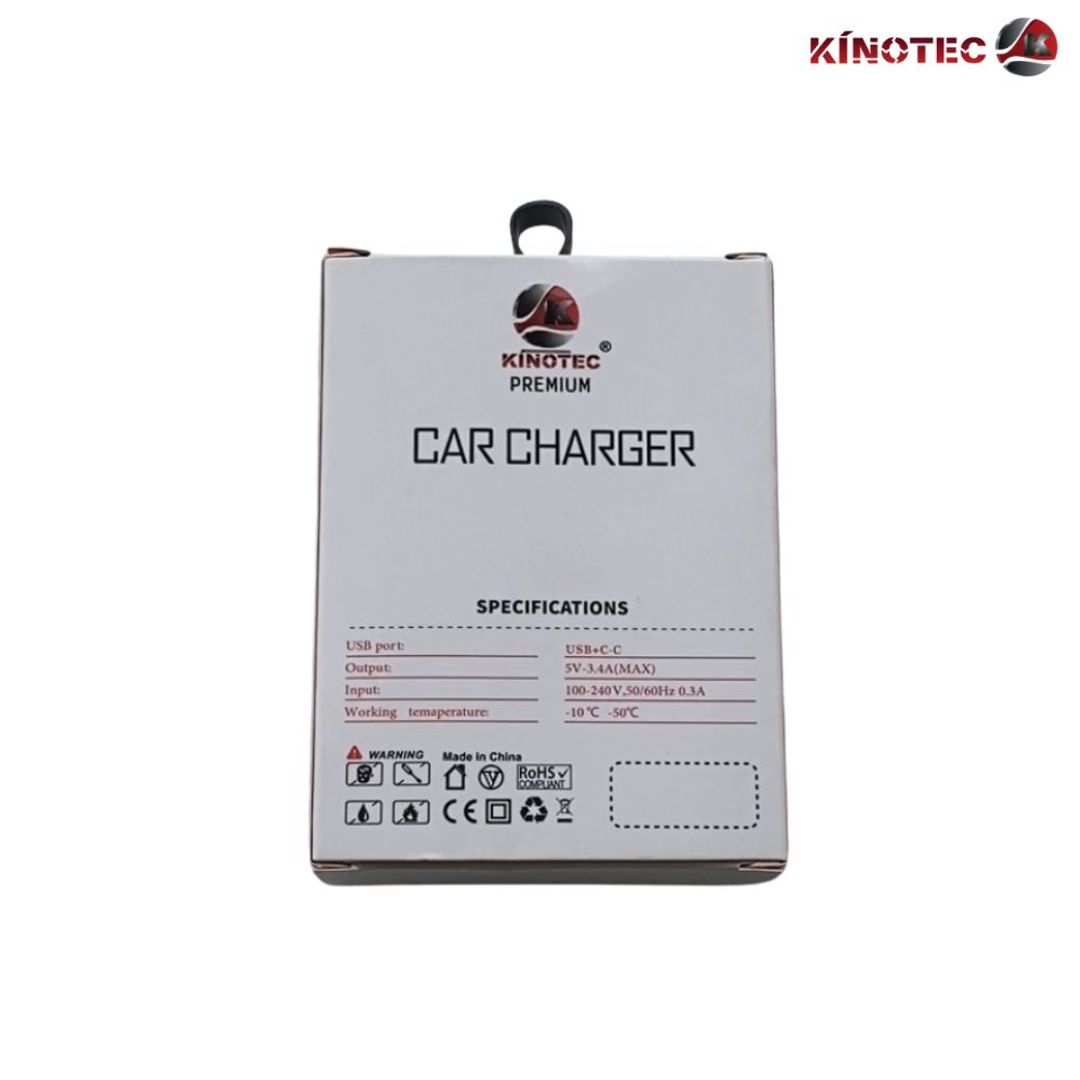 Cargador para Carro Kinotec KN-63