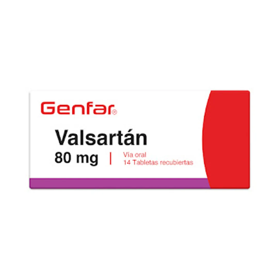 VALSARTAN 80MG GENFAR DIS X 14 TAB