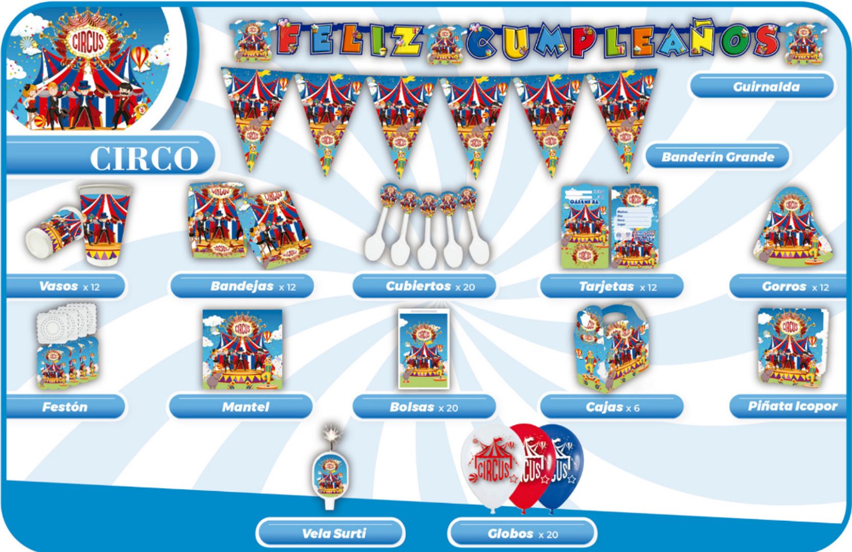 DECORACIÓN CIRCO
