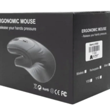 MOUSE VERTICAL INALAMBRICO YELANDAR - imagen 1