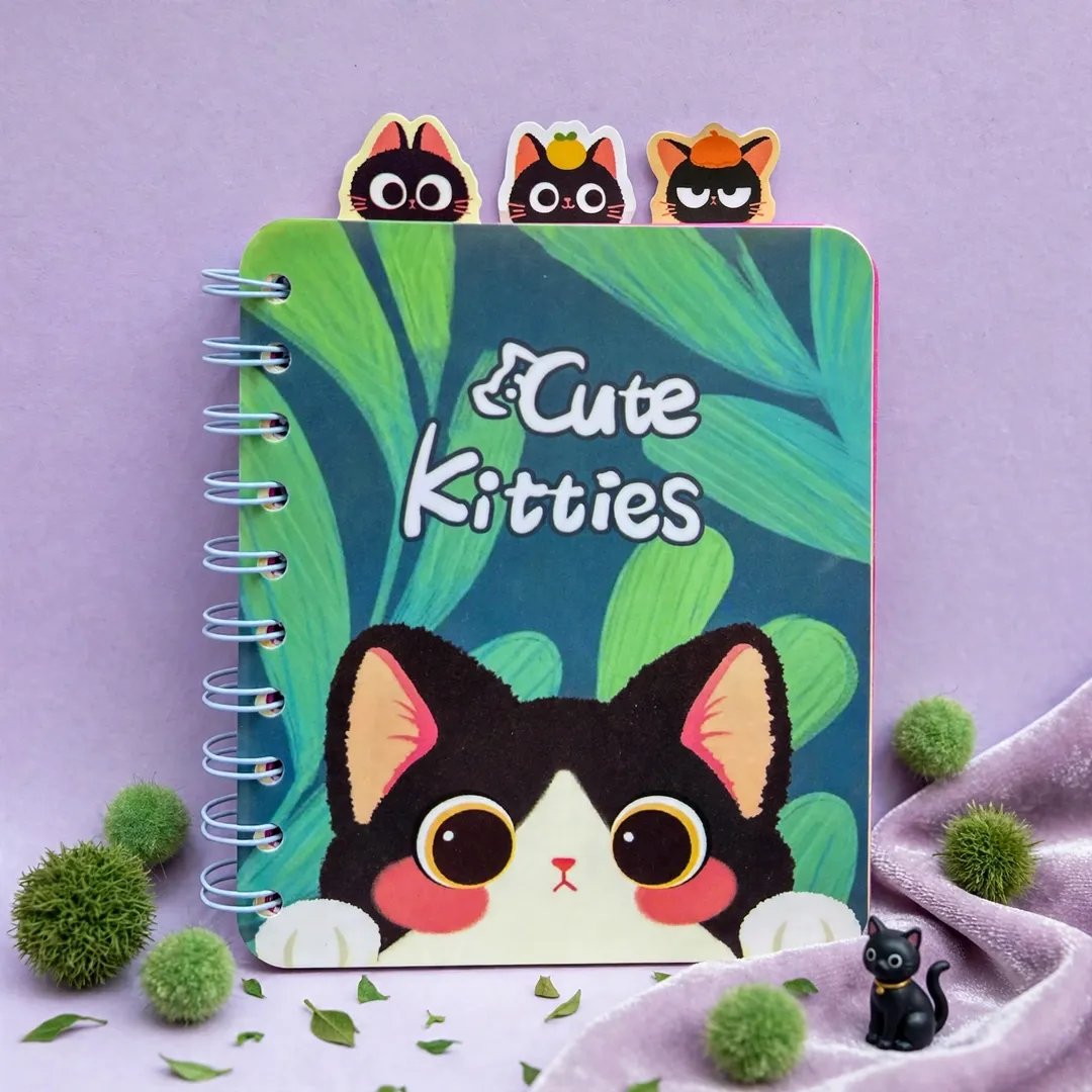 LIBRETA GATITOS CON SEPARADORES