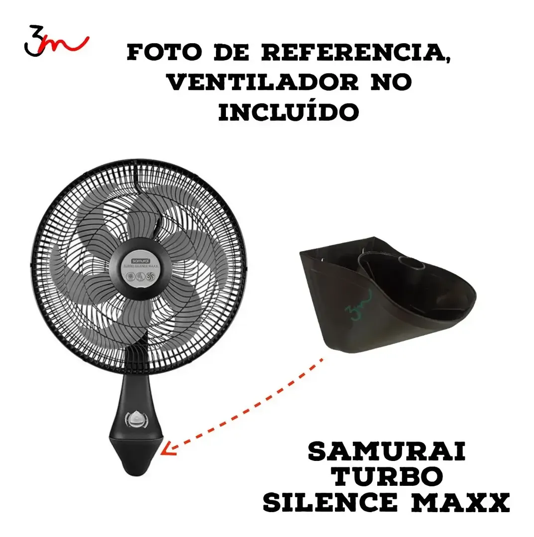 BASE O SOPORTE D DE PARED PARA VENTILADOR SAMURAI TURBO SILENCE
