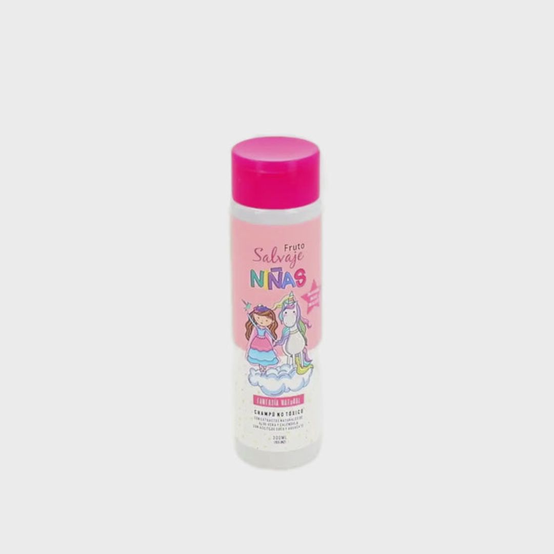 Shampoo Fruto Salvaje Para Niñas Fantasia Natural 300 ml