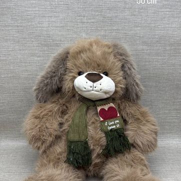Imagen del producto PERRITO PELUDITO CON BUFANDA 50 CM