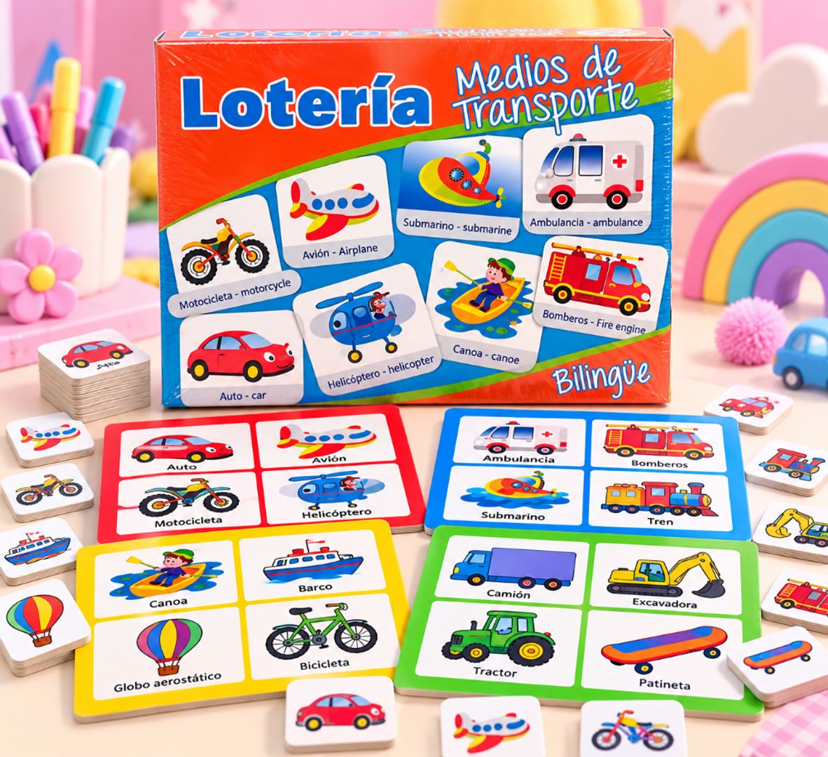 Lotería medios de transporte 