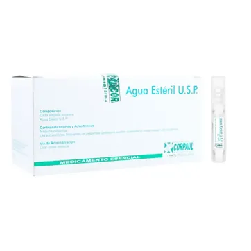 Imagen del producto AGUA ESTERIL CORPAUL FCO X 10 ML