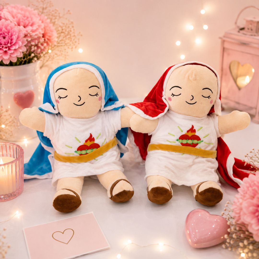Peluche dormilón virgencita 