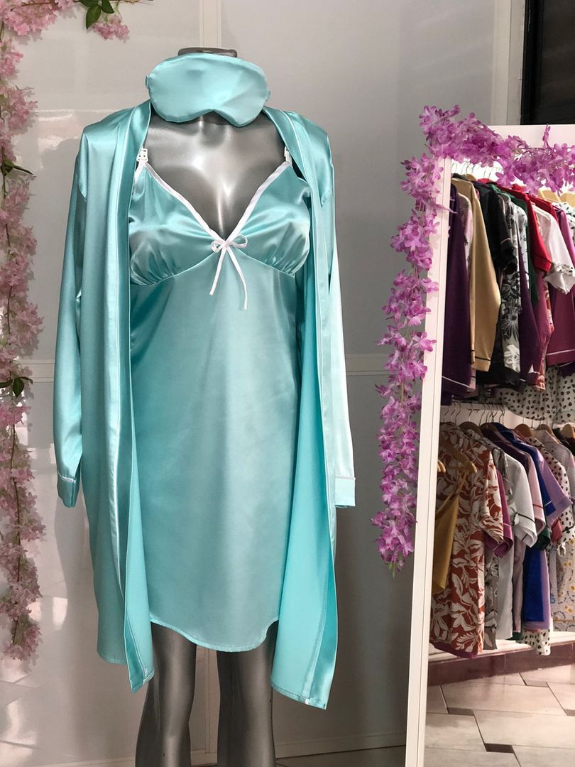 Vestido celeste - Post parto 